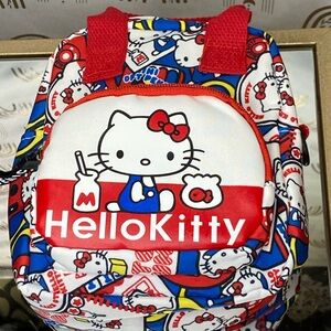 Hello Kitty Red and Blue Bag with Playful Design